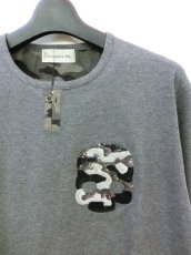 画像2: ＜50%off＞santa fe/迷彩スカルキーネックTシャツ (2)