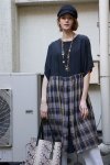 画像1: ＜30％off＞ROSIER/ダークマドラスワンピース (1)