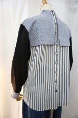 画像7: ＜20％off＞ROSIER/コットンボイルストライプブラウス (7)