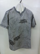 画像4: ＜50％OFF＞santa fe/半袖オパール加工キーネックTシャツ (4)