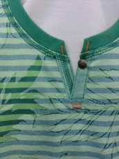 画像2: ＜50％OFF＞santa fe/半袖オパール加工キーネックTシャツ (2)