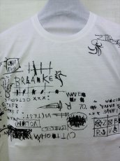 画像2: ＜50%off＞santa fe/HGポイントバスキアプリントTシャツ (2)